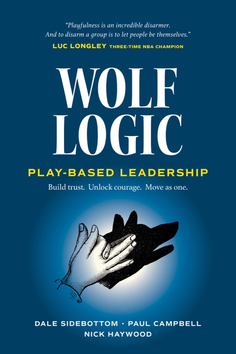 Cover of Wolf Logic: Play-Based Leadership by Dale Sidebottom, Paul Campbell and Nick Haywood